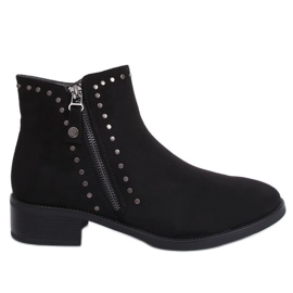 Bottines Chelsea noires pour femmes 5637 Noir