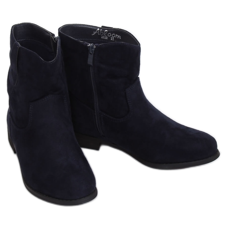 Bottines bleu marine pour femme 3820 Bleu