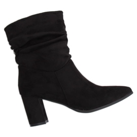 Noir 5582 Bottes de descente noires