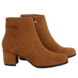 Camel L7196A Bottines à talons camel brun