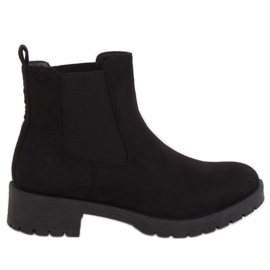 Bottines Chelsea noires pour femme JY2000 Noir