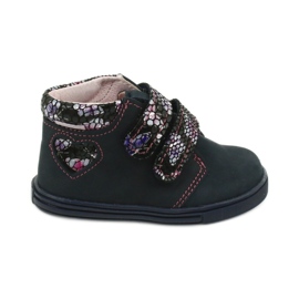 Bottines Velcro papillon Mazurek 341 bleu marine Bottines Velcro papillon Mazurek 341 bleu marine