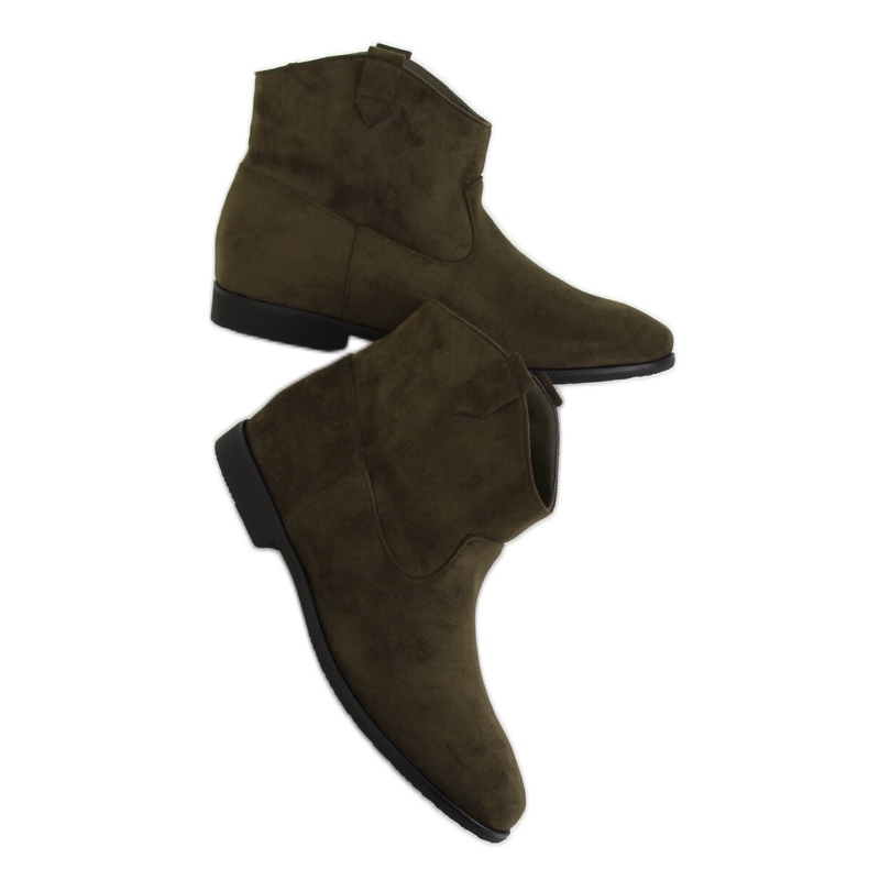 Bottes de cowboy plates vertes TX-1876 Vert