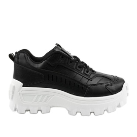Chaussures de sport noires tendance Pereipheme