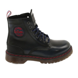 Lee Cooper Bottes LCJPL-20-01-014 Marine noir bleu marine