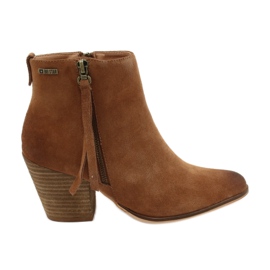 Bottes en daim Big Star GG274364 camel brun