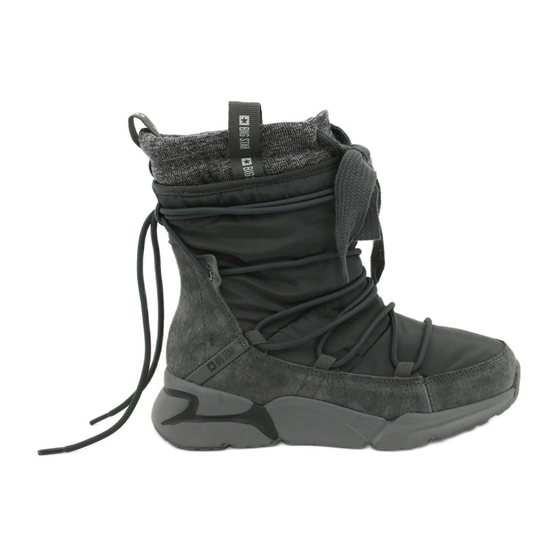 Bottes de neige Big Star Sport sur fourrure gris