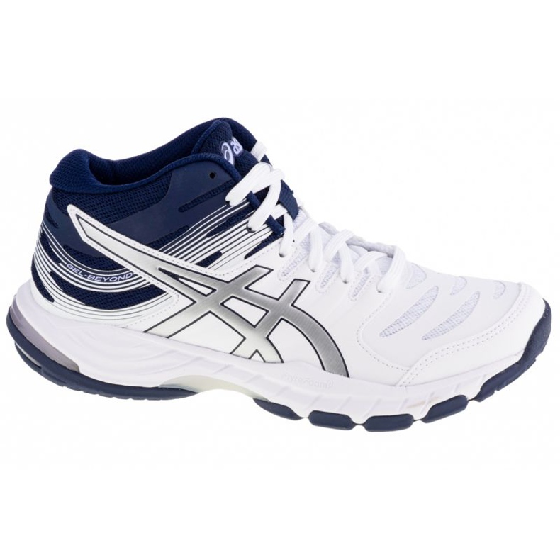 Asics Gel-Beyond Mt 6 W 1072A051-102 blanche bleu marin Asics Gel-Beyond Mt 6 W 1072A051-102 blanche bleu marin