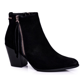Bottes en daim Big Star GG274362 le noir