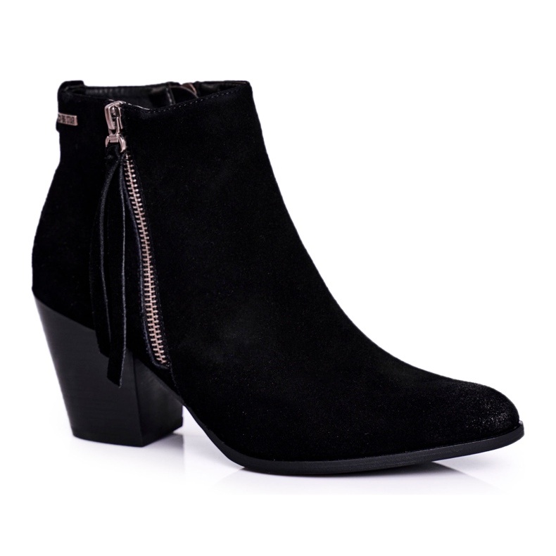 Bottes en daim Big Star GG274362 le noir