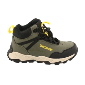 Chaussures De Sport Haute Big Star GG374047 Kaki noir jaune