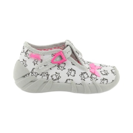 Chaussures enfant Befado 110P377 le noir rose argent gris