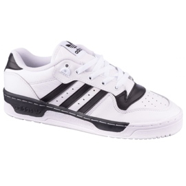 Chaussures Adidas Rivalry Low M EG8062 blanche le noir