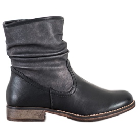SHELOVET Bottes plates isolées le noir