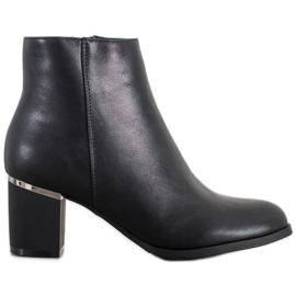 SHELOVET Bottes noires élégantes le noir
