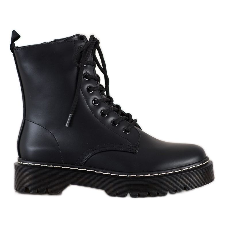SHELOVET Bottes noires le noir