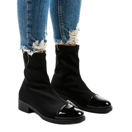 Bottines plates noires NC780 le noir