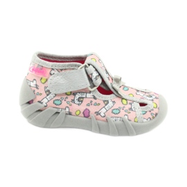 Chaussures enfant Befado 190P099 rose gris
