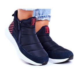 Bottes de neige pour jeunes femmes Big Star Navy Blue GG274471 bleu marin Bottes de neige pour jeunes femmes Big Star Navy Blue GG274471 bleu marin