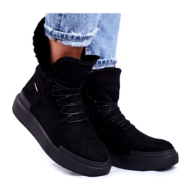 Bottes de neige pour femmes Big Star Black GG274990 noir