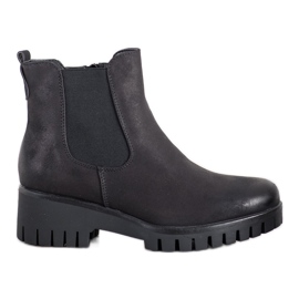 Goodin Bottines Chelsea On Platfortma noir