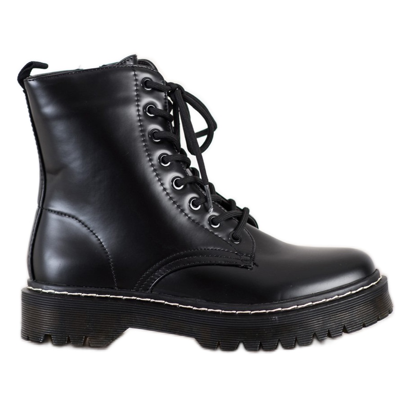 SHELOVET Bottes sur le curseur le noir SHELOVET Bottes sur le curseur le noir