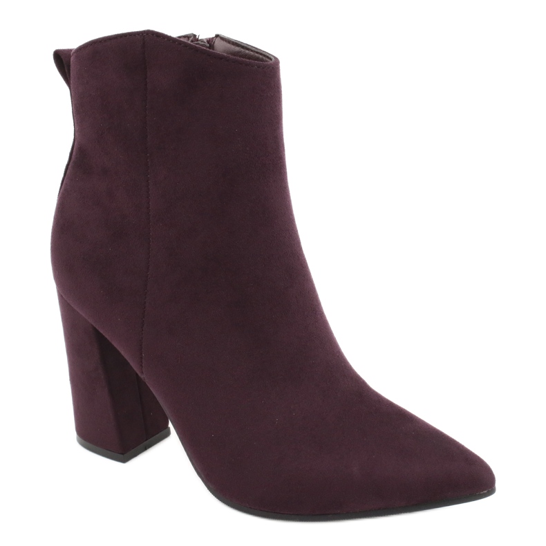 Evento Bottines en daim violet