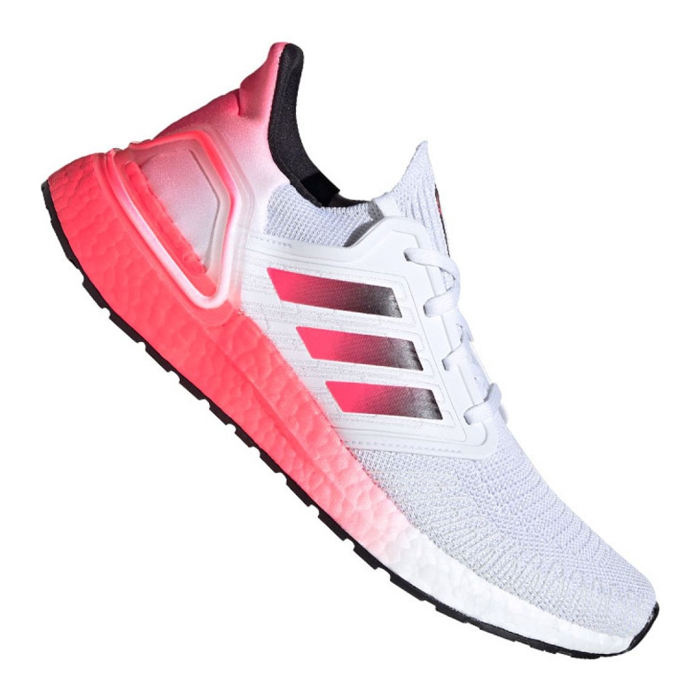 Chaussures de course adidas UltraBoost 20 M EG5177 blanche rouge
