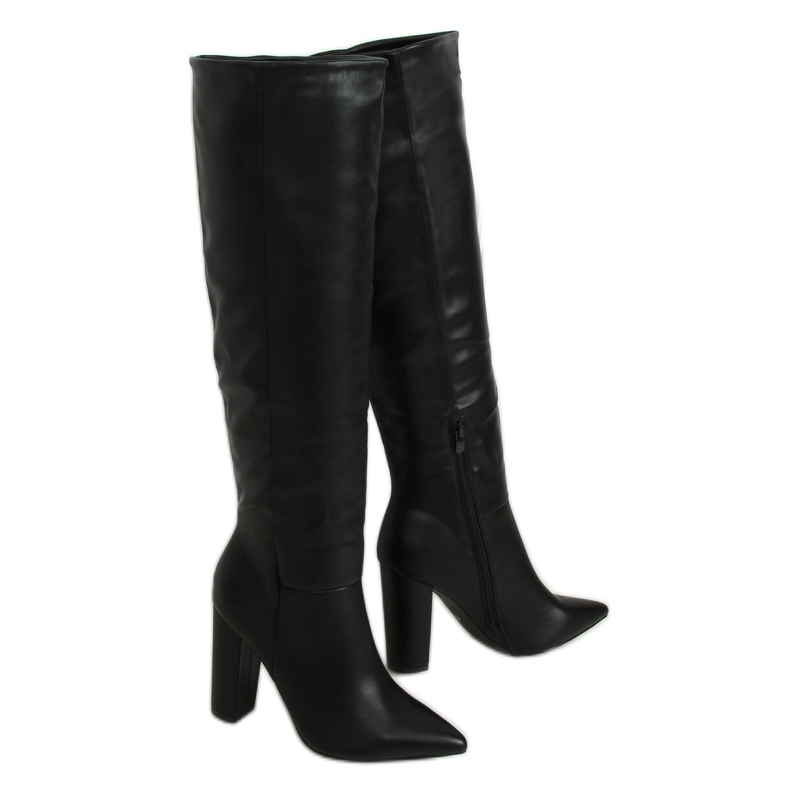 Sur-bottes sur le poteau noir RB42P Noir le noir