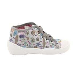 Chaussures enfant Befado 218P061 argent gris multicolore