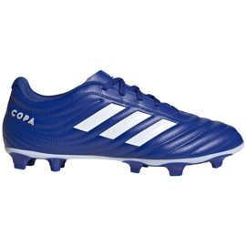 Chaussures de foot Adidas Copa 20.4 M Fg EH1485 multicolore bleu Chaussures de foot Adidas Copa 20.4 M Fg EH1485 multicolore bleu