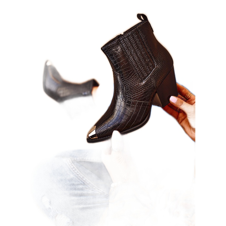 Bottes à Talons Femme Noir Cowboys Atticus le noir Bottes à Talons Femme Noir Cowboys Atticus le noir