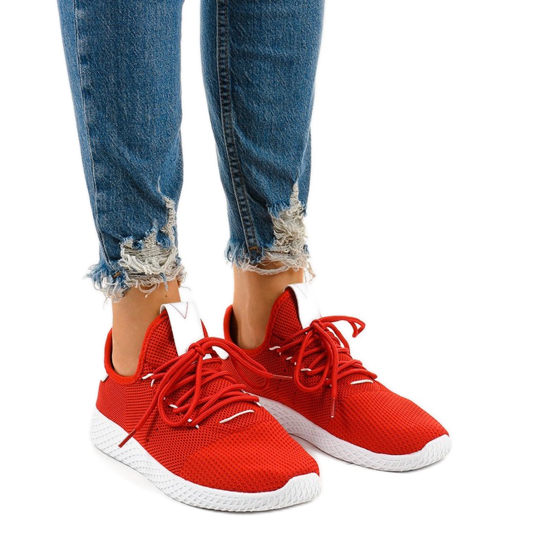 Chaussures de sport F04-7 rouges