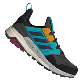 Chaussures Adidas Terrex Trailmaker M FU7240 noir bleu gris vert jaune