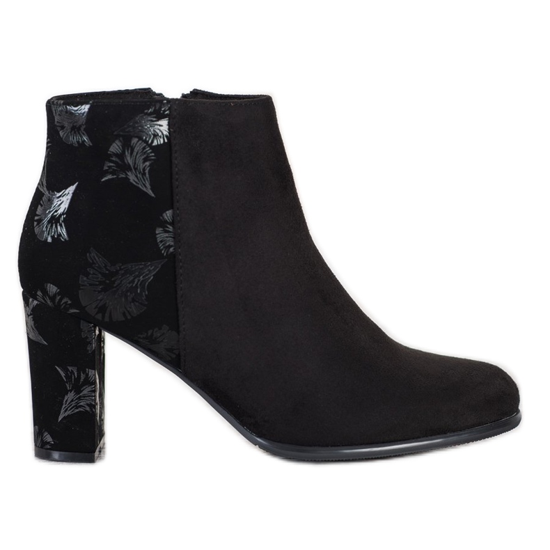 Sergio Leone Bottines en daim avec application le noir