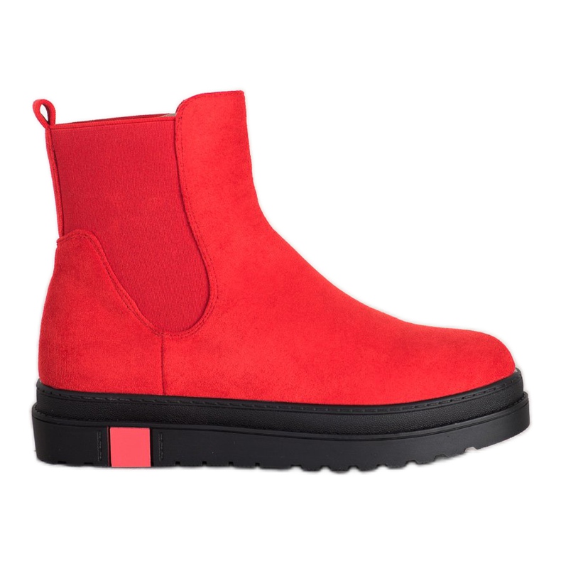 Seastar Bottes sur la plate-forme rouge Seastar Bottes sur la plate-forme rouge