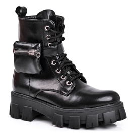 PS1 Bottes pour femmes sur la plate-forme chaude noire Winryna