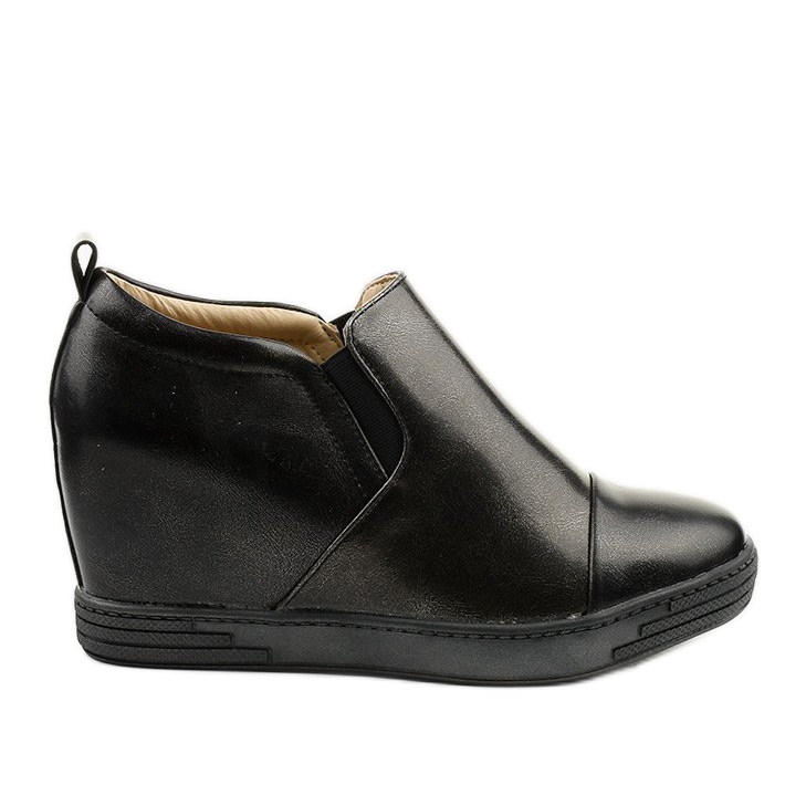 Bottines compensées noires TL-12 le noir