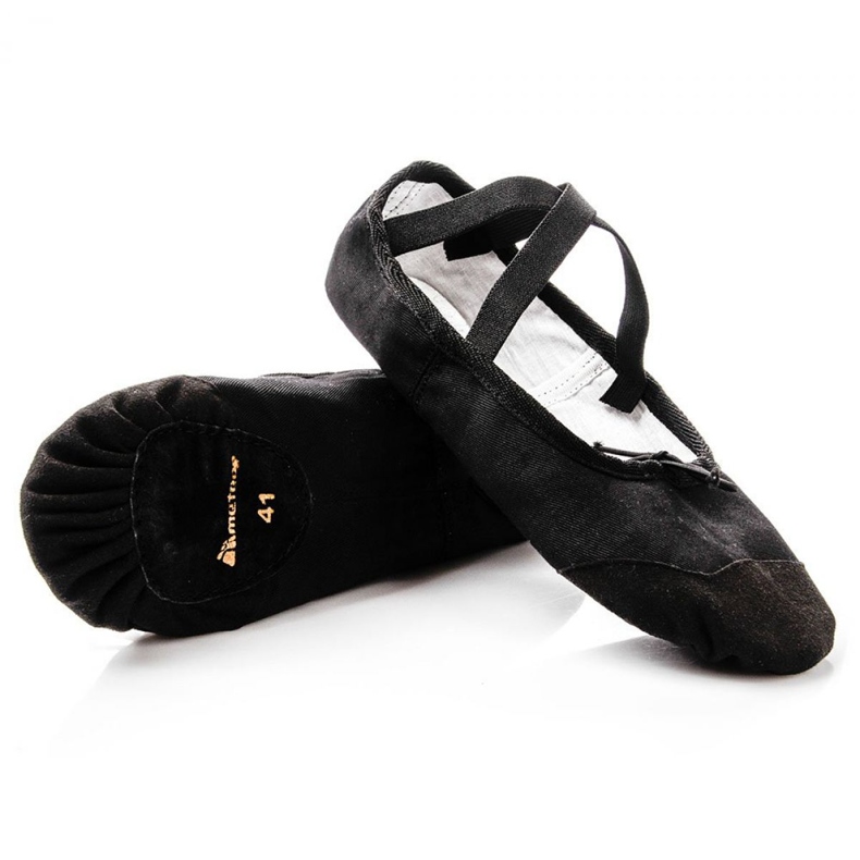 Ballerines Meteor en coton et cuir 54 000 le noir
