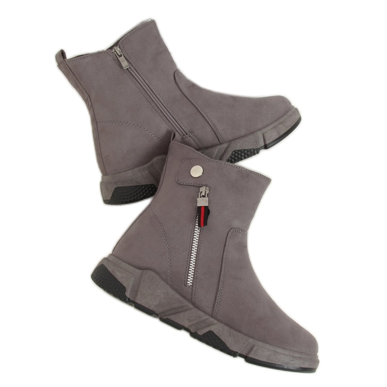Bottes de sport grises KFS-506 Gris Bottes de sport grises KFS-506 Gris