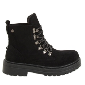 Bottes noires A88-38 Noir le noir