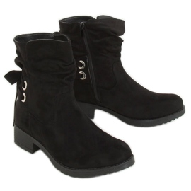 Bottes noires pour femmes noires 1212-PA Noir