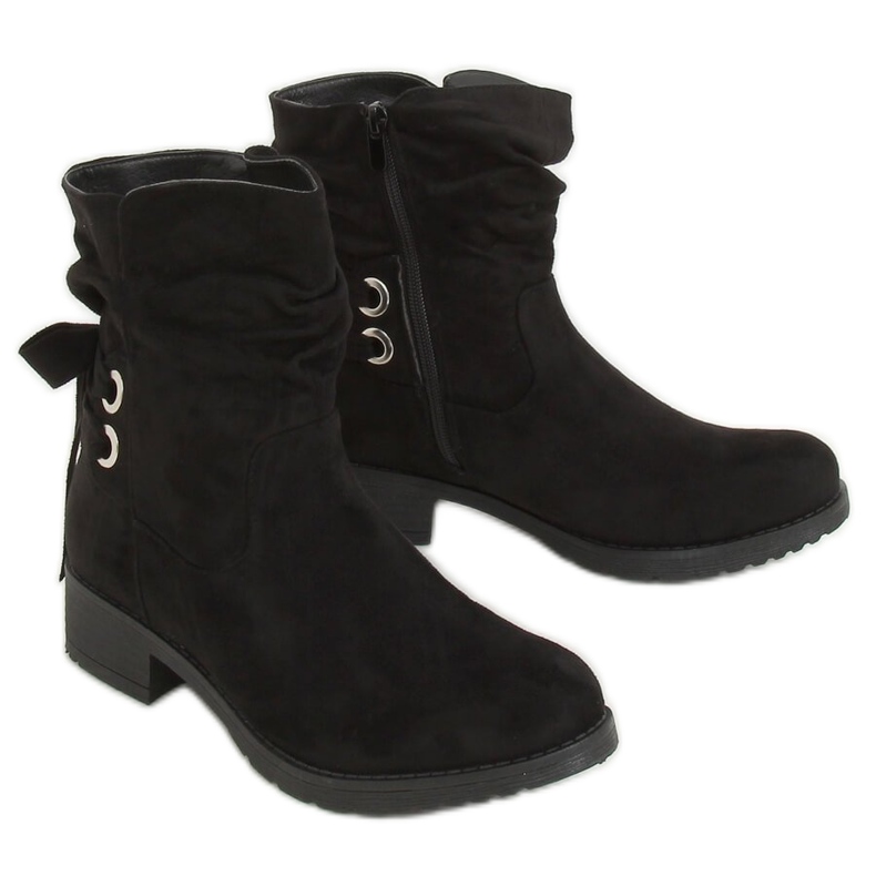 Bottes noires pour femmes noires 1212-PA Noir le noir Bottes noires pour femmes noires 1212-PA Noir le noir