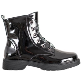 Ouvriers laqués VINCEZA noir