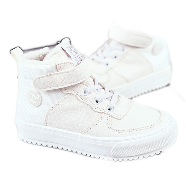 Bottes Enfant Big Star Blanc Chaud GG374041 blanche Bottes Enfant Big Star Blanc Chaud GG374041 blanche