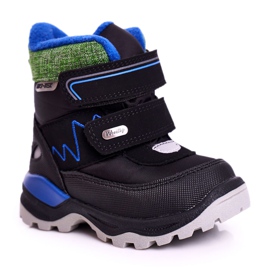 WEESTEP Bottes de neige chaudes en laine pour enfants Noir Booom