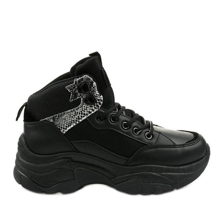 Baskets noires de Cirisesis le noir