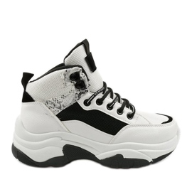 Baskets Cirisesis blanches noir