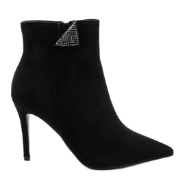 Bottines noires à sequins Adrearene le noir