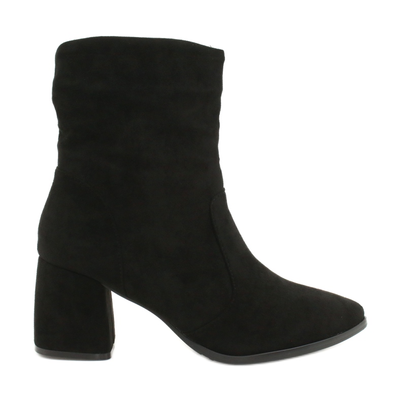 M.Daszyński Bottines en daim noir MR2025-10 le noir